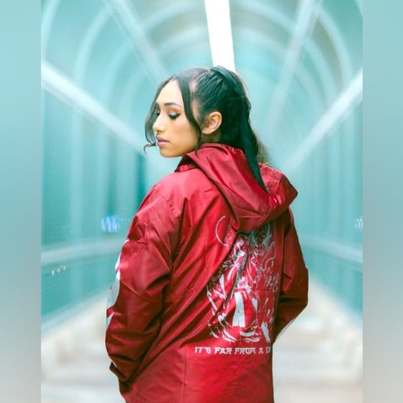 Valeza Lifestyle Anime Streetwear Lightweight Jacket Size Medium - Picture 1 of 8